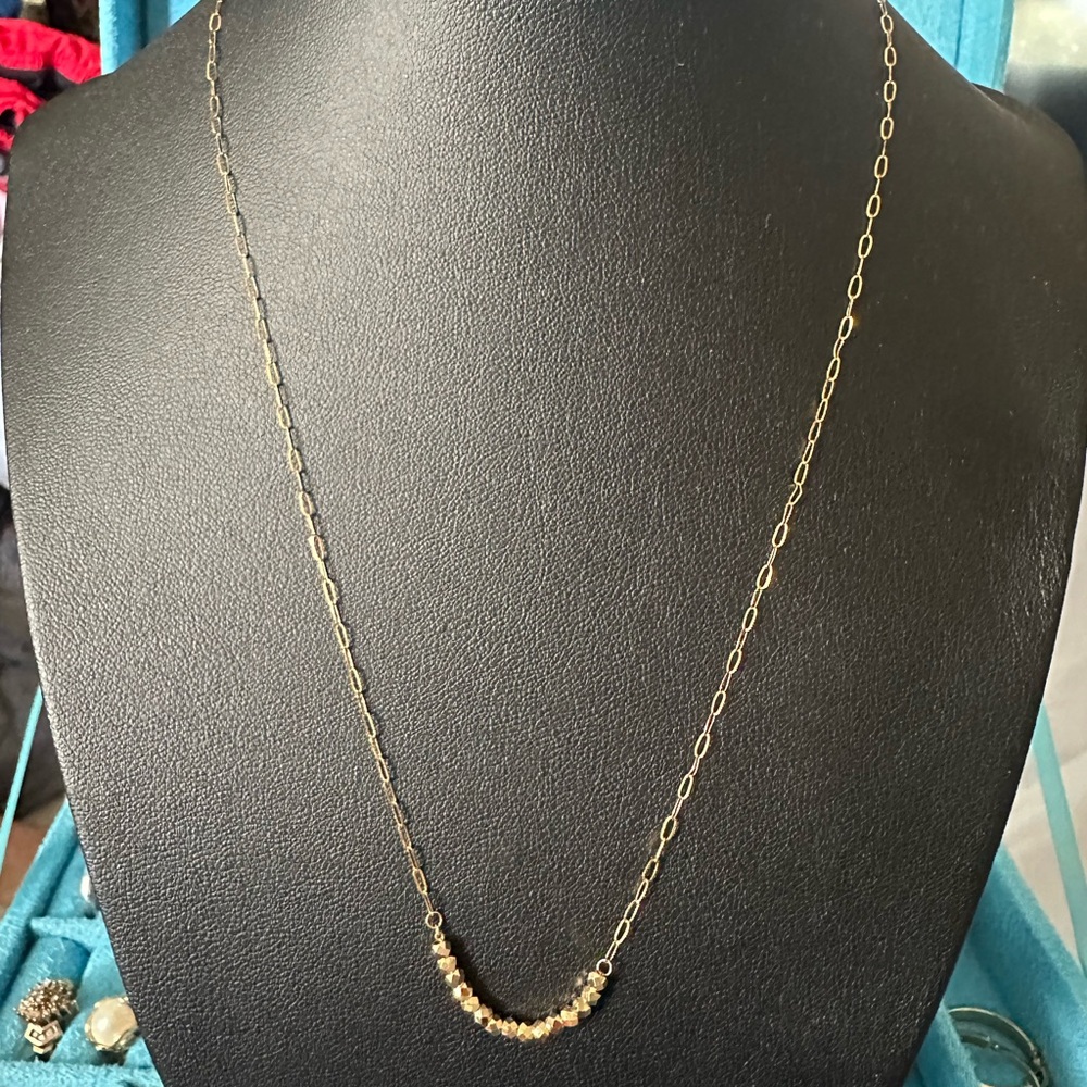 18K Pure Gold Elegant Necklace